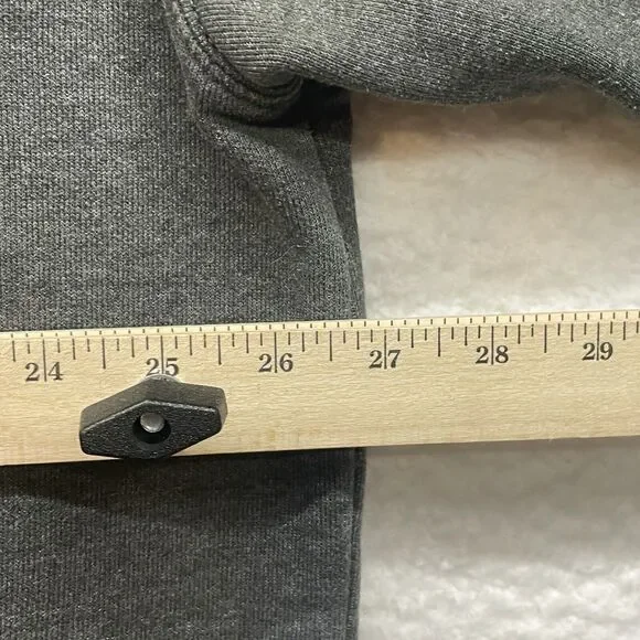 Carhartt Hoodie Mens XL Tall Gray Sweatshirt Midweight Logo Graphic Workwear - Picture 10 of 12